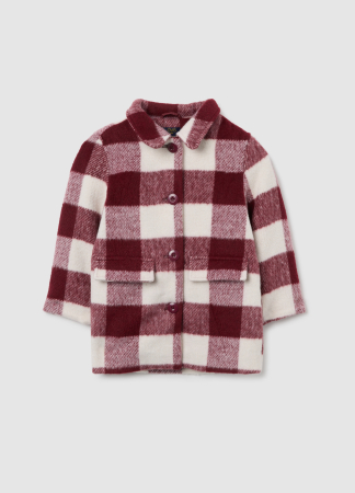 Geci si Jachete - OVS Kids Scurta Red/White Check Fete 3-10 Ani