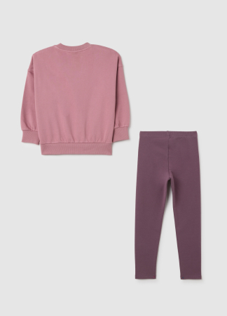 OVS Kids Set Hanorac+Jogger Dusky Orchid Fete 3-10 Ani [1]