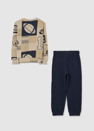 OVS Kids Set Hanorac+Jogger Gri Deschis Baieti 3-10 Ani [1]
