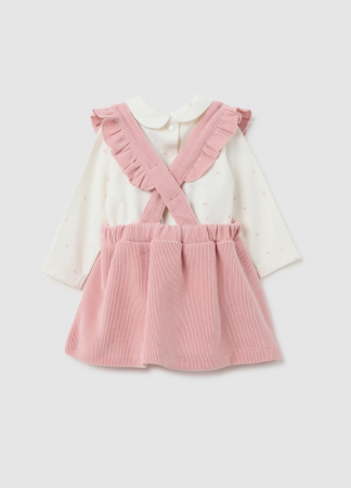 OVS Kids Set Rochie+Leggins Roz Pal Fete 0-9 Luni [1]