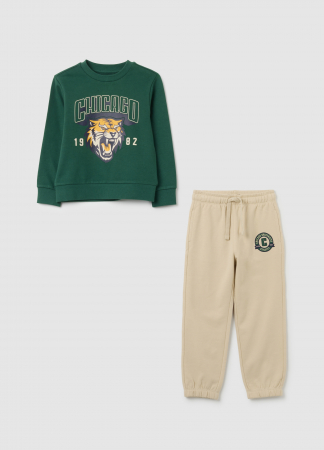 Seturi - OVS Kids Set Sport Hunter Green Baieti 3-10 Ani