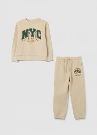 BAIETI - OVS Kids Set Sport Oyster Gray Baieti 3-10 Ani