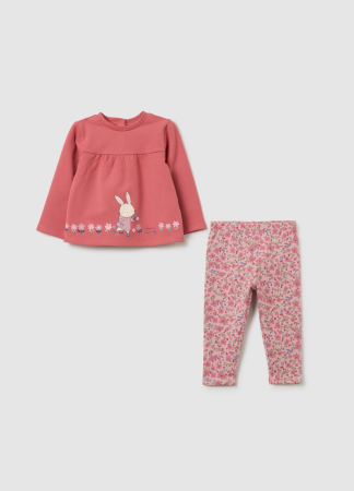 Seturi - OVS Kids Set Sport Slate Rose Fete 9-36 Luni
