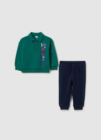 Seturi - OVS Kids Set Sport Verde Baieti 9-36 Luni