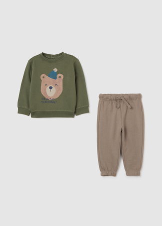 BAIETI - OVS Kids Set Sport Verde Baieti 9-36 Luni