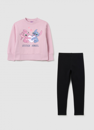 Seturi - OVS Kids Set Tricou Liliac Fete 3-10 Ani
