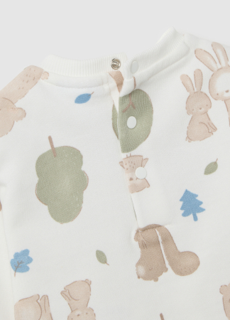 OVS Kids Set Tricou + Pantaloni Seagrass Baieti 0-9 Luni [3]