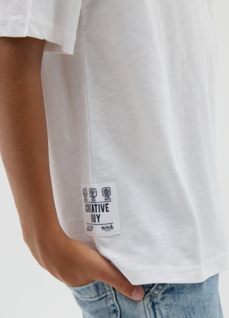 OVS Kids Tricou Lucent White Baieti 10-15 Ani [1]