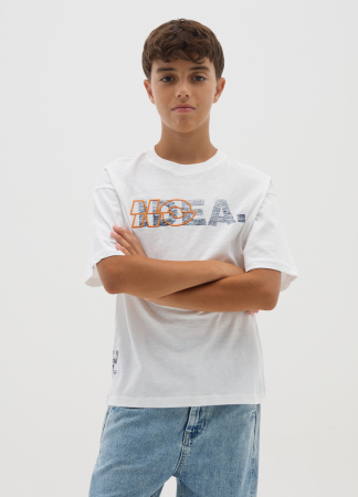 BAIETI - OVS Kids Tricou Lucent White Baieti 10-15 Ani