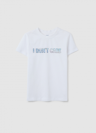 Tricouri, Polo si Topuri - OVS Kids Tricou Lucent White Fete 10-15 Ani