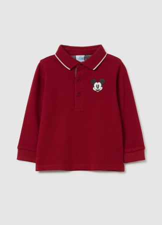 Baieti 9-36 LUNI - OVS Kids Tricou Polo Maneca Lunga  Rhubarb Baieti 9-36 Luni