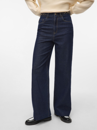 Vero Moda Blugi Indigo Bottom Wide Femei [4]