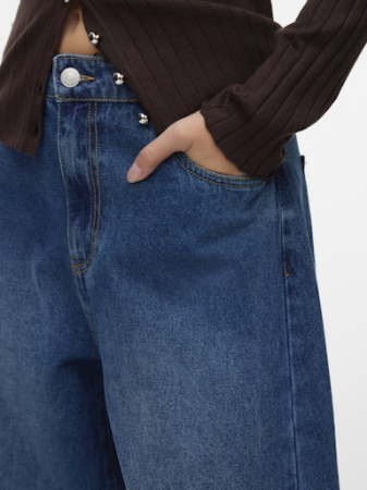 VERO MODA Женские Джинсы Dark Blue Denim Kaitlin [4]