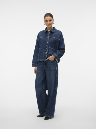 ЖЕНЩИНЫ - VERO MODA Женские Джинсы Dark Blue Denim Rae 