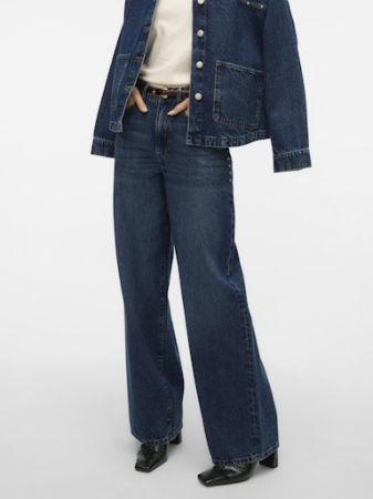 VERO MODA Blugi Dark Blue Denim Rae Femei [3]