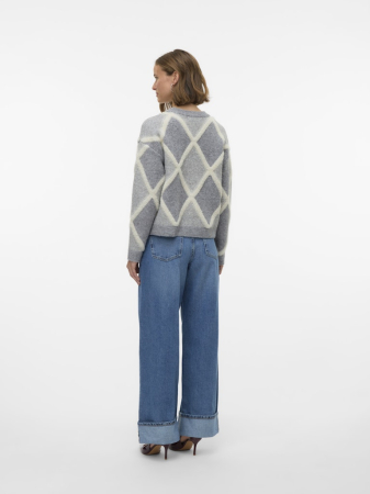 VERO MODA Blugi Medium Blue Denim Rae Straight Femei [3]