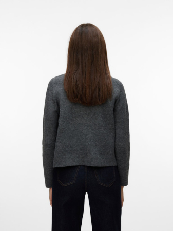 VERO MODA Cardigan Dark Grey Melange  Femei [4]