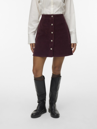 VERO MODA Fusta Bordo  Femei [1]