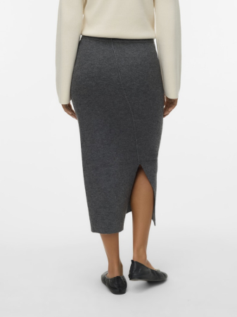 VERO MODA Fusta Gri Deschis  Femei [3]