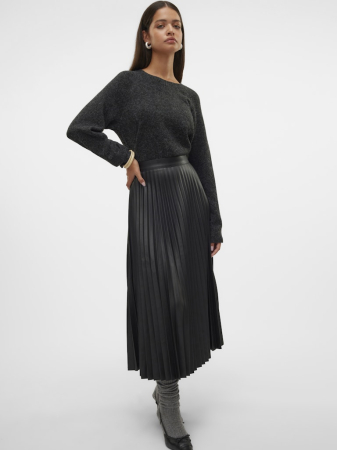 VERO MODA Fusta Neagra  Femei [1]