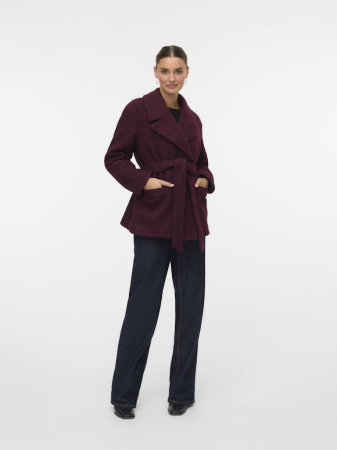 FEMEI - VERO MODA Palton Bordo  Femei