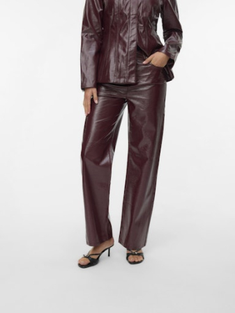 VERO MODA Pantaloni Bordo  Femei [2]