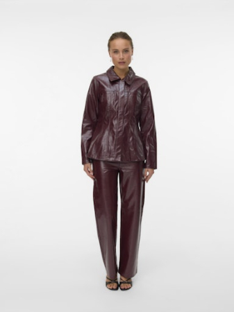 VERO MODA Pantaloni Bordo  Femei [1]
