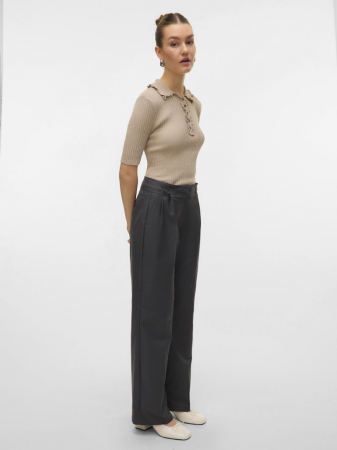 Vero Moda Pantaloni Gri Inchis Straight Femei [3]