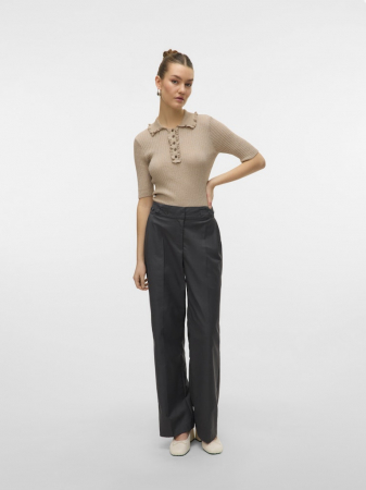 Vero Moda Pantaloni Gri Inchis Straight Femei [2]