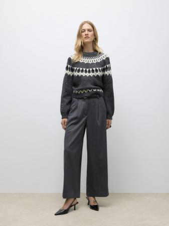 Pantaloni - Vero Moda Pantaloni Gri Inchis  Femei