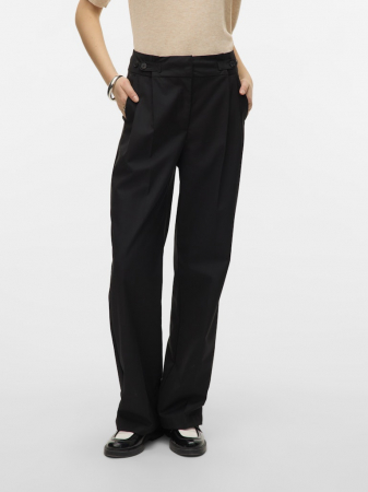 FEMEI - Vero Moda Pantaloni Negri Straight Femei