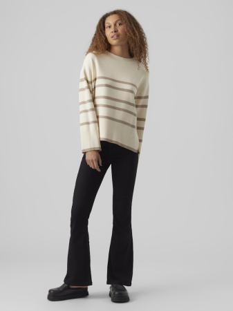 FEMEI - VERO MODA Pulover Birch Silver Mink  Femei