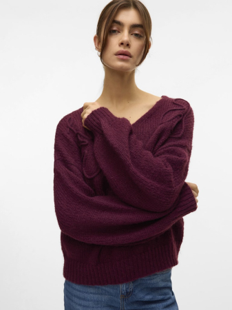 Vero Moda Свитер Bordo  [2]