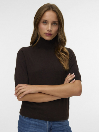 Vero Moda Pulover Cu Maneca Scurta Maro Inchis  Femei [2]