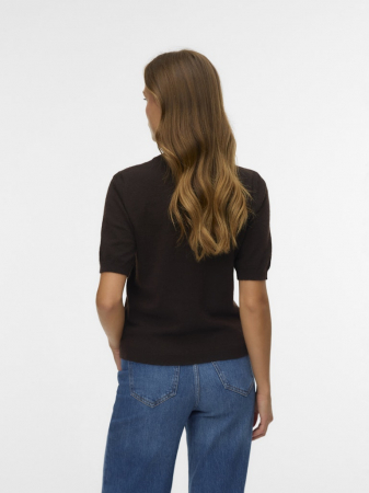 Vero Moda Pulover Cu Maneca Scurta Maro Inchis  Femei [1]