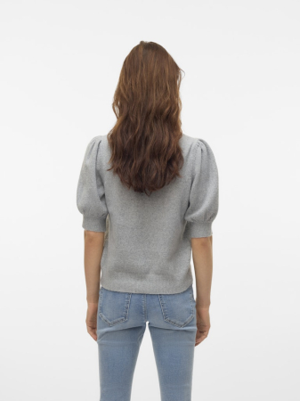 Vero Moda Свитер С Коротким Рукавом Gri Deschis  [3]