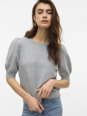 Vero Moda Свитер С Коротким Рукавом Gri Deschis  [1]