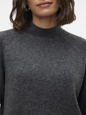 VERO MODA Женский Свитер Dark Grey Melange  [3]