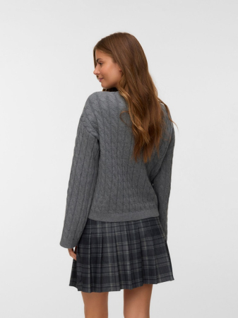 Vero Moda Pulover Gri Inchis  Femei [3]