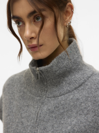 VERO MODA Pulover Gri Deschis  Femei [2]
