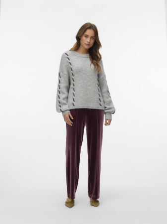 Pulovere si Cardigane - Vero Moda Pulover Gri Deschis  Femei