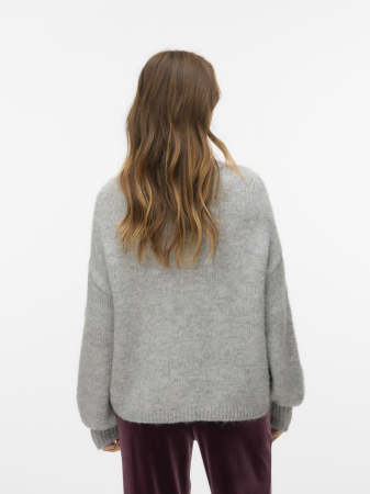 VERO MODA Pulover Gri Deschis  Femei [4]