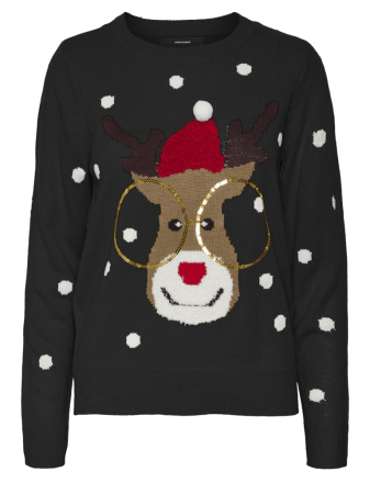 Pulovere si Cardigane - VERO MODA Pulover Negru  Femei