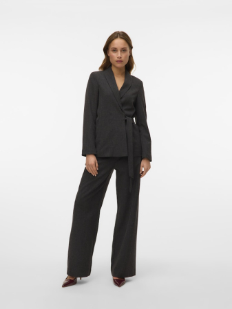 FEMEI - VERO MODA Sacou Dark Grey Melange  Femei