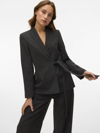 VERO MODA Sacou Dark Grey Melange  Femei [2]