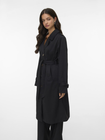 VERO MODA Trench Negru  Femei [1]