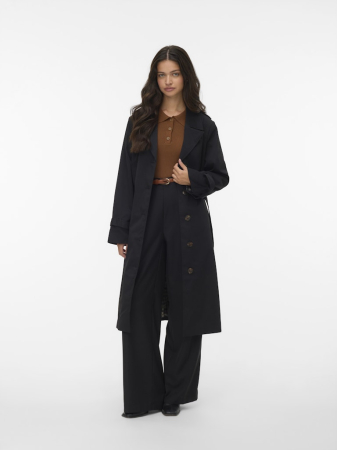 FEMEI - VERO MODA Trench Negru  Femei