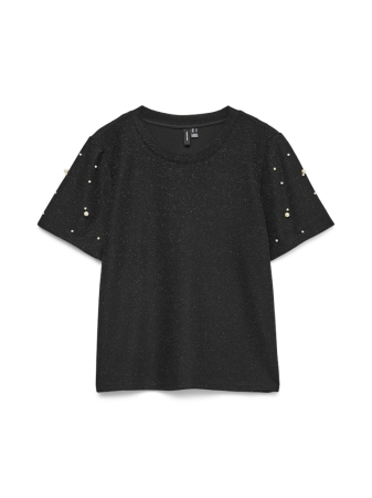 Tricouri si Topuri - VERO MODA Tricou Black Pearls  Femei