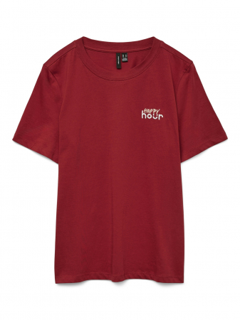 FEMEI - Vero Moda Tricou Rosu Visiniu  Femei
