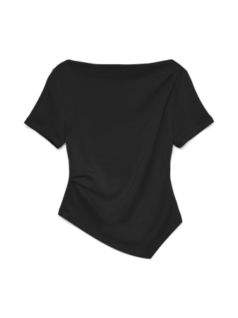 Tricouri si Topuri - VERO MODA Tricou Negru  Femei